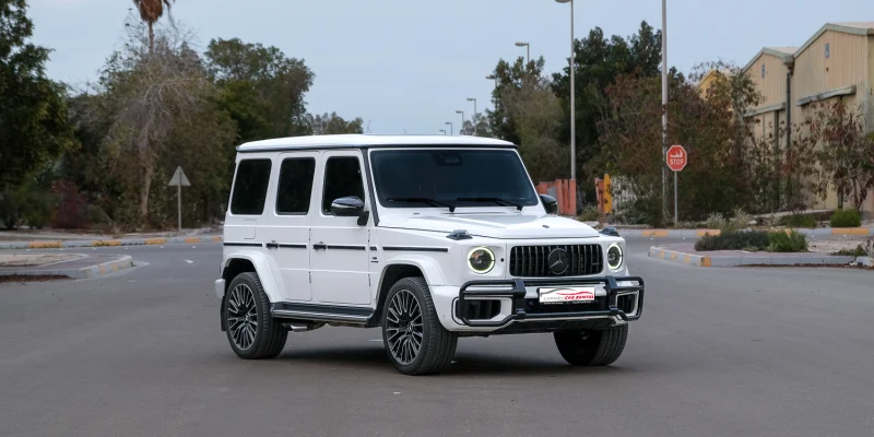 01 Mercedes G63 White 2025