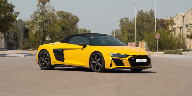 1 Audi R8 Spyder Yellow