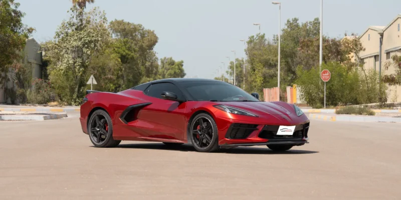 1 Chevrolet Corvette C8 Red 2022