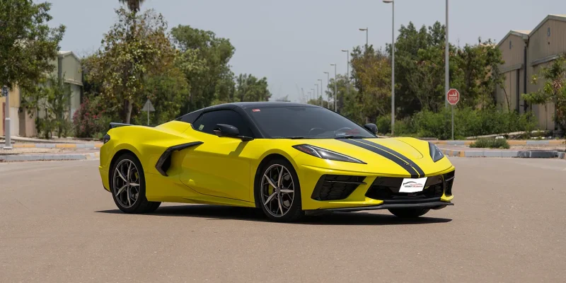 1 Corvette C8 Yellow