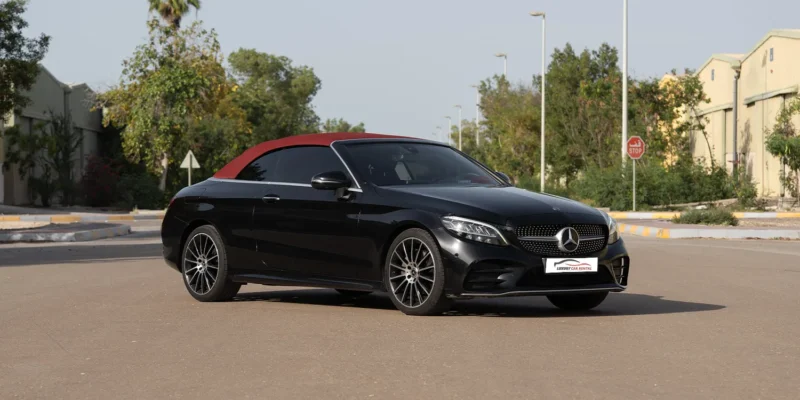 1 Mercedes C200 Convertible Black